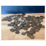 120 Wheat Pennies, Various Dates