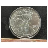 1999 Silver Eagle Dollar Coin .999 Fine Silver