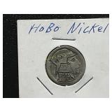 Engraved Hobo Nickel with Custom Design
