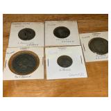 5 British Silver Coins