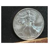 2008 Uncirculated Silver Eagle Dollar