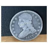 1837 Silver Capped Bust Half Dollar