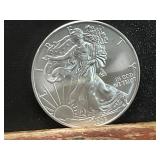 2008 Uncirculated Silver Eagle Dollar