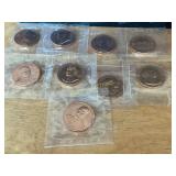 9 Presidential Copper Rounds