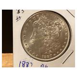 1887 Morgan Silver Dollar