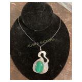 Sterling Silver Necklace withï¿½ Pendant