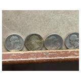 4 Washington Silver Quarters