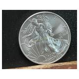 2008 Uncirculated Silver Eagle Dollar