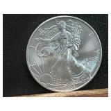 2008 Uncirculated Silver Eagle Dollar