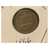 1866 U.S. Three-Cent Nickel