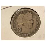 1908-O Barber Silver Quarter