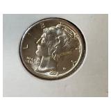 1938-S Silver Mercury Dime