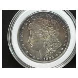1893-S Morgan Silver Dollar, 90% Silver