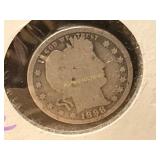 1898 Barber Silver Quarter