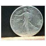 1939 Walking Liberty Silver Half Dollar