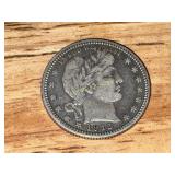 1915 Barber Silver Quarter