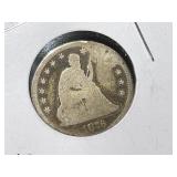 1879 Carson City Seated Liberty Silver Dime