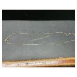 14 KT Yellow Gold Box Chain Necklace