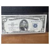1953 $5 Silver Certificate Note