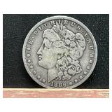 1886 O Morgan Silver Dollar 90% Silver Coin