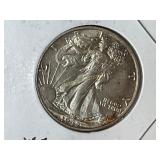 1942-S Silver Walking Liberty Half Dollar