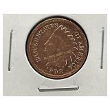 1908 S Indian Head Penny