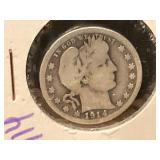 1914 Barber Silver Quarter