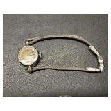 Omega 14 KT White Gold Ladymatic Watch