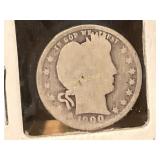 1900 Barber Silver Quarter