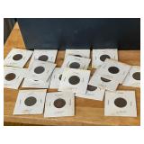 17 Indian Head Pennies, 1900ï¿½1908