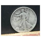1940 S Walking Liberty Silver Half Dollar