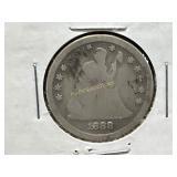 1888 S Seated Liberty Quarter, 90% Silver