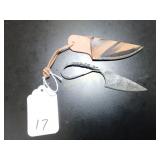 Straight Point Damascus Custom Knife with Sheath