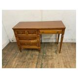 Wood Writing Desk with Inlaid Surface