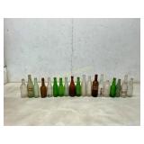 19 Vintage Glass Bottles