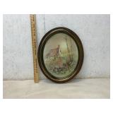 Framed Cottage Landscape Artwork