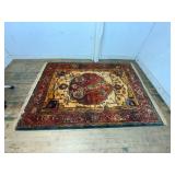 Hand-Knotted Wool Rug