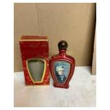 Red Glass Decanter with Box