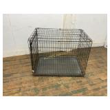Wire Pet Crate with Base Tray