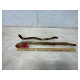 Carved Wooden Walking Sticks