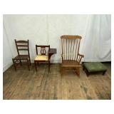 Footstool ,Gossip Chair, Rocker and Chair