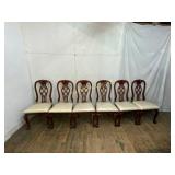 6 Mahogany Dining Chairs