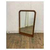Wood-Framed Wall Mirror