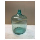 Large Green Glass Bottle