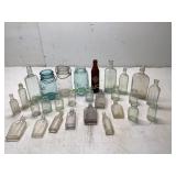 Vintage Glass Bottles and Jars