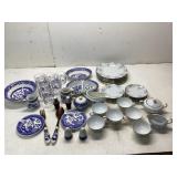 Blue and White Dinnerware