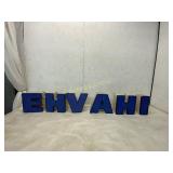 Six 11-Inch Illuminated Sign Letters