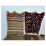 Two Crochet Afghans