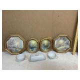 Framed Prints and China Pieces