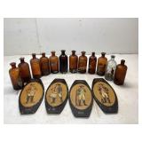 Amber Glass and Plaques